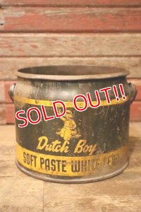 dp-240911-77 Dutch Boy / 1950's-1960's SOFT PASTE WHITE LEAD 50 LBS. NET Bucket