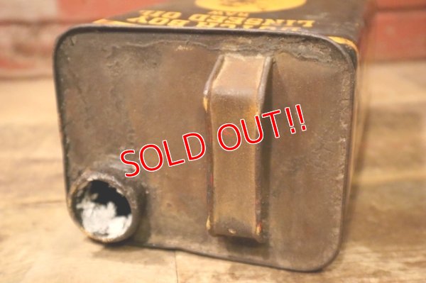 画像7: dp-240911-84 Dutch Boy / 1940's LINSEED OIL 7 1/2 LBS. Can