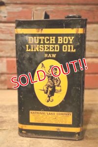 dp-240911-84 Dutch Boy / 1940's LINSEED OIL 7 1/2 LBS. Can