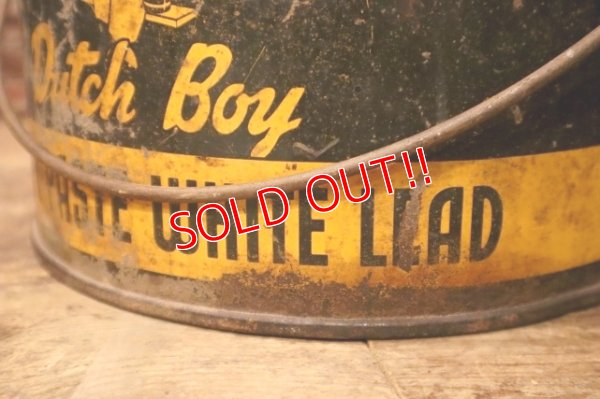 画像6: dp-240911-77 Dutch Boy / 1950's-1960's SOFT PASTE WHITE LEAD 50 LBS. NET Bucket