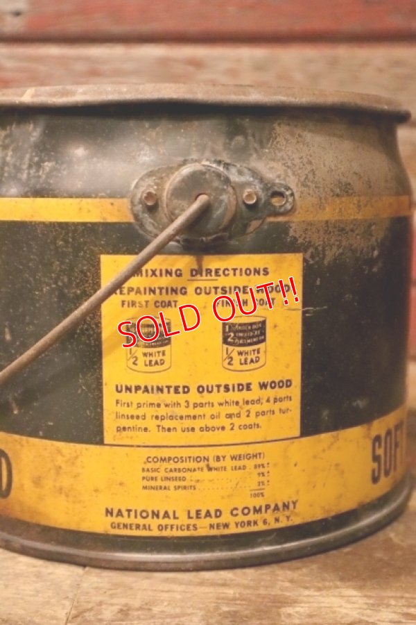 画像5: dp-240911-77 Dutch Boy / 1950's-1960's SOFT PASTE WHITE LEAD 50 LBS. NET Bucket