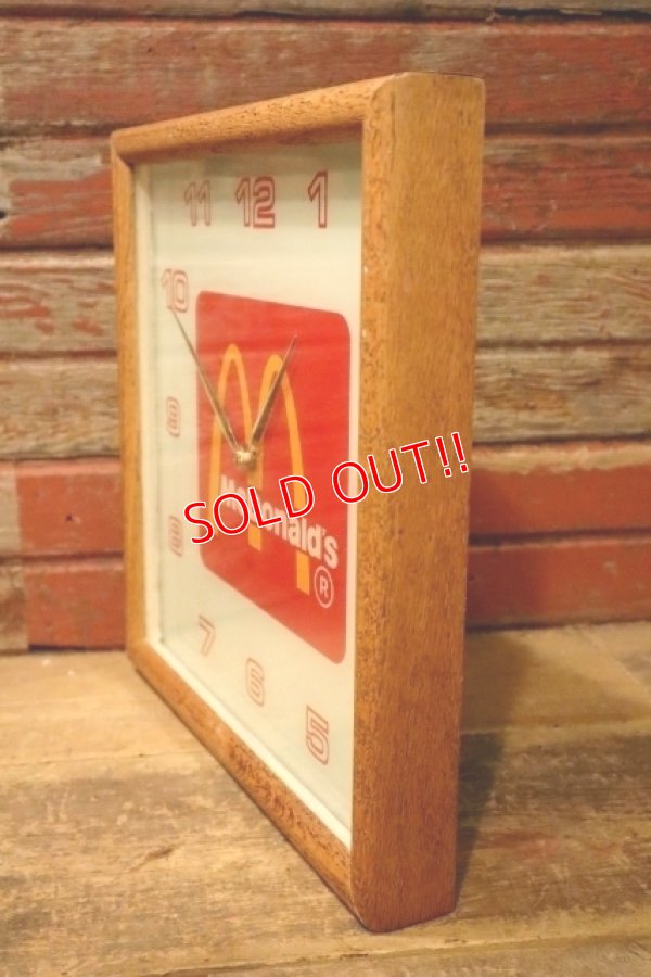 画像6: dp-240911-22 McDonald's / 1980's In-store Wall Clock