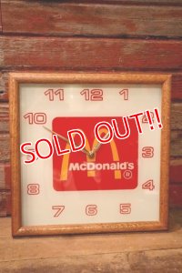 dp-240911-22 McDonald's / 1980's In-store Wall Clock