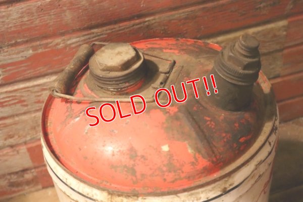 画像6: dp-240911-38 Mobilgrease / 1940's-1950's 5 U.S. GALLONS CAN