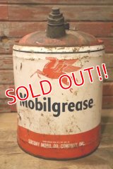 dp-240911-38 Mobilgrease / 1940's-1950's 5 U.S. GALLONS CAN