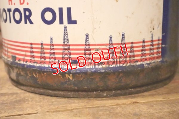 画像4: dp-240911-28 SKELLY / TAGOLENE MOTOR OIL 1970's 5 U.S. GALLONS CAN