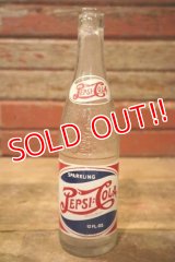 dk-001 PEPSI : COLA / Late 1940's 12 FL.OZ. Bottle