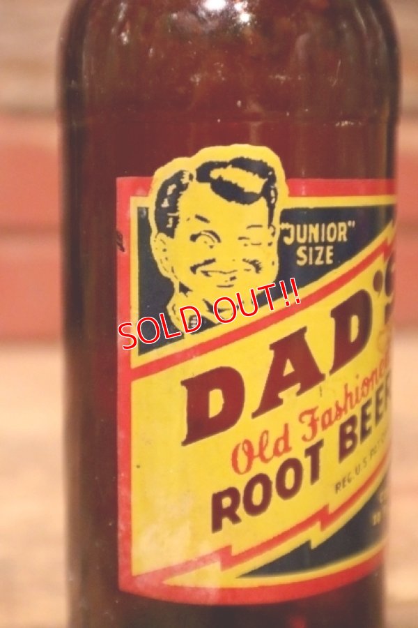 画像2: dk-006 DAD'S ROOT BEER / 1940's "JUNIOR" SIZE 10 FL.OZ. Bottle