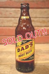dk-006 DAD'S ROOT BEER / 1940's "JUNIOR" SIZE 10 FL.OZ. Bottle