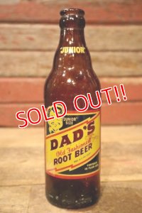 dk-006 DAD'S ROOT BEER / 1940's "JUNIOR" SIZE 10 FL.OZ. Bottle