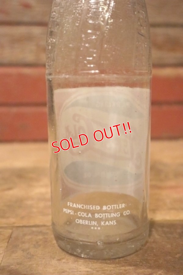 画像5: dk-001 PEPSI : COLA / Late 1940's 12 FL.OZ. Bottle
