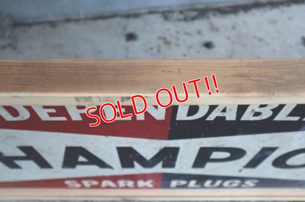 画像14: dp-240911-41 CHAMPION / 1950's W-side Metal Sign