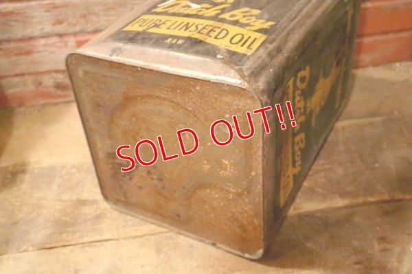 画像8: dp-240911-55 Dutch Boy / 1960's PURE LINSEED OIL 38 POUNDS CAN