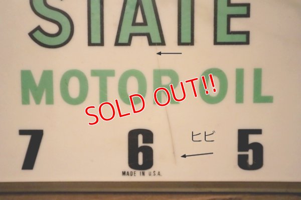画像6: dp-240911-19 【JUNK】QUAKER STATE MOTOR OIL / 1960's Wall Clock