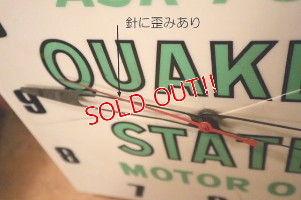 画像7: dp-240911-19 【JUNK】QUAKER STATE MOTOR OIL / 1960's Wall Clock