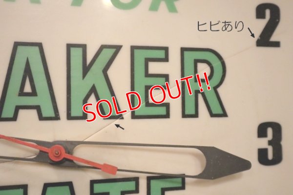 画像4: dp-240911-19 【JUNK】QUAKER STATE MOTOR OIL / 1960's Wall Clock