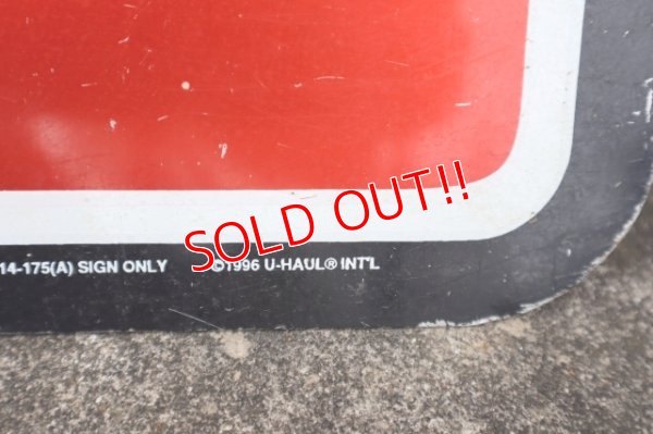 画像8: dp-240911-72 U-HAUL / 1990's W-side Metal Sign