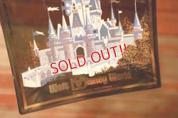 画像3: ct-240814-30 Walt Disney World / 1970's Souvenir Glass Tray