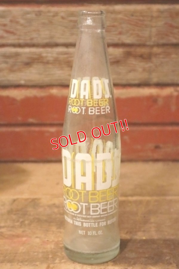画像1: dk-032 DAD'S ROOT BEER / 1970's-1980's 10 FL. OZ. Bottle