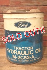 dp-240911-29 Ford TRACTOR HYDRAULICOIL / 1970's 5 U.S.GALLONS CAN