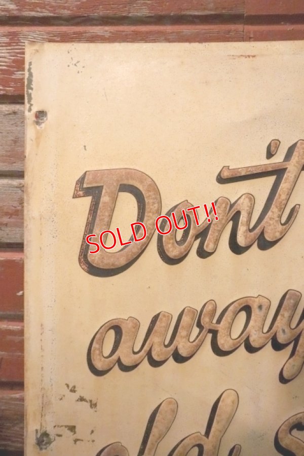 画像2: dp-240911-54 CAT'S PAW RUBBER HEELS AND SOLES / 1940's Advertising Metal Sign