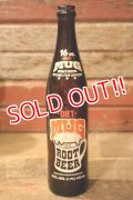 dk-051 DIET MUG ROOT BEER / 1980's 16 FL.OZ Bottle
