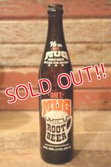 dk-051 DIET MUG ROOT BEER / 1980's 16 FL.OZ Bottle