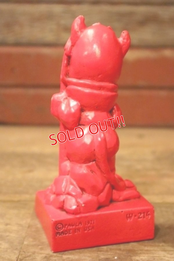 画像6: ct-241008-98 PAURA 1971 Red Devil Message Doll "THE DEVIL MADE ME DO IT"