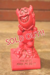 ct-241008-98 PAURA 1971 Red Devil Message Doll "THE DEVIL MADE ME DO IT"