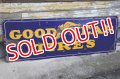 dp-240911-42 GOODYEAR TIRES / 1940's Porcelain Sign