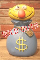 ct-241008-92 PLAY PAL PLASTIC. 1971 "Mr. Moneybags" Coin Bank