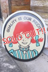 dp-240911-26 ※店頭ピックアップのみ WENDY'S 〜1990's Store Sign
