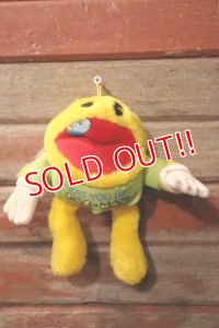 ct-241008-23 PAC-MAN / Knickerbocker 1980's Bean Bag Plush Doll