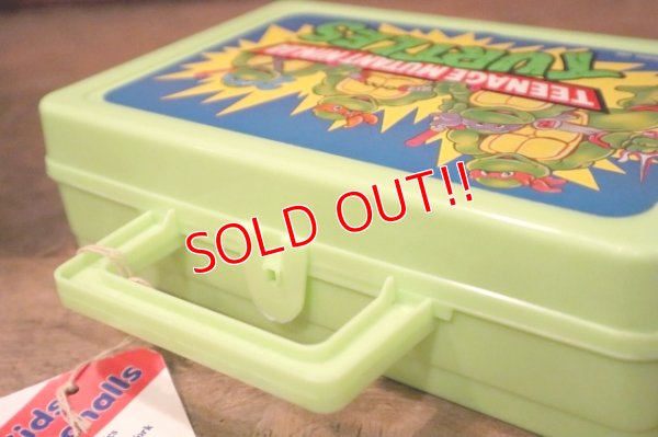 画像5: ct-241008-05 TEENAGE MUTANT NINJA TURTLES (TMNT) / 1990 Plastic Lunch Box