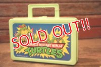 ct-241008-05 TEENAGE MUTANT NINJA TURTLES (TMNT) / 1990 Plastic Lunch Box