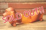 ct-241008-84 1ST BANK AND TRUST CO. / Vintage Dachshund Coin Bank
