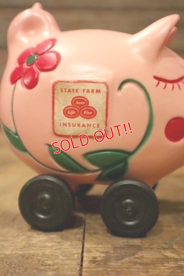 画像2: ct-241008-85 STATE FARM INSURANCE / 1970's Piggy Bank
