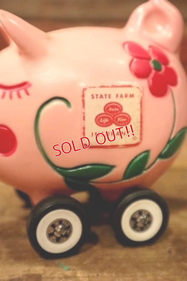 画像4: ct-241008-85 STATE FARM INSURANCE / 1970's Piggy Bank