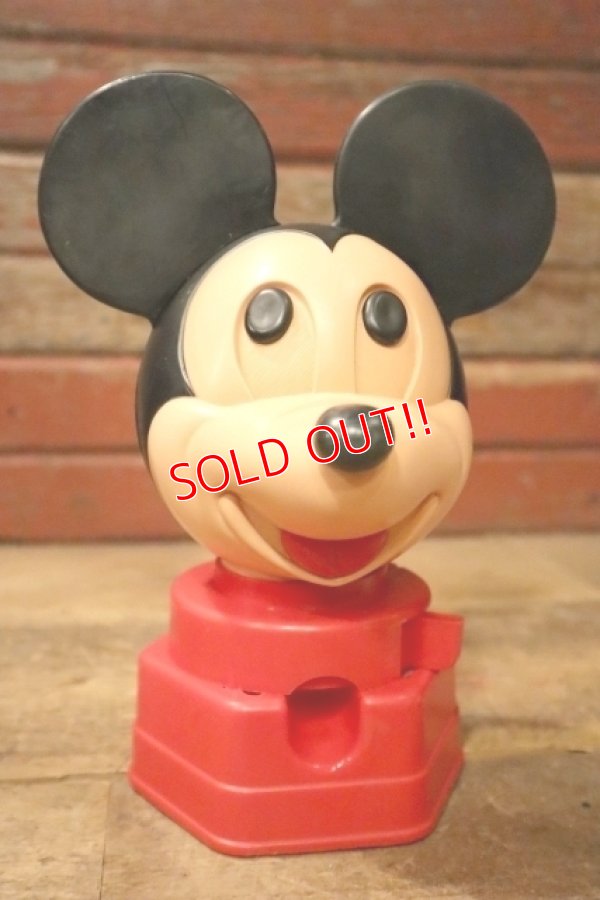 画像1: ct-241008-41 Mickey Mouse / Hasbro 1968 Gum Ball Machine