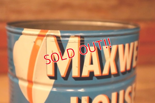 画像5: dp-241027-06 MAXWELL HOUSE COFFEE 1950's TIN CAN