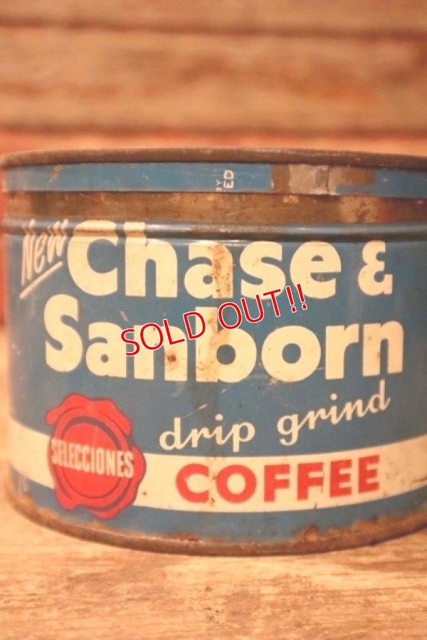 画像3: dp-241027-08 Chase & Sanborn COFFEE 1940's TIN CAN