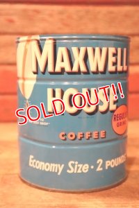dp-241027-06 MAXWELL HOUSE COFFEE 1950's TIN CAN