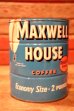 画像1: dp-241027-06 MAXWELL HOUSE COFFEE 1950's TIN CAN (1)
