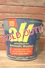 dp-241027-02 all / 1950's-1960's Laundry Detergent Galvanized Metal Bucket
