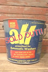 dp-241027-02 all / 1950's-1960's Laundry Detergent Galvanized Metal Bucket