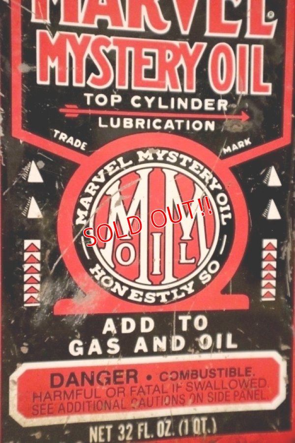 画像2: dp-241027-16 MARVEL MYSTERY OIL / ADD TO GAS AND OIL 1 U.S. QUART Can