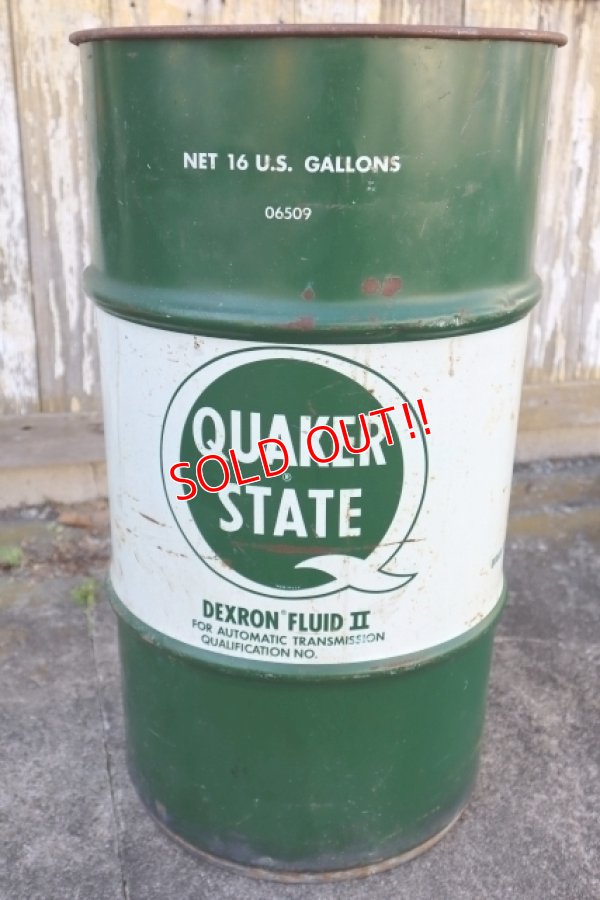 画像3: dp-240718-09 QUAKER STATE / 1980's DEXRON FLUID II 16 U.S. GALLONS CAN