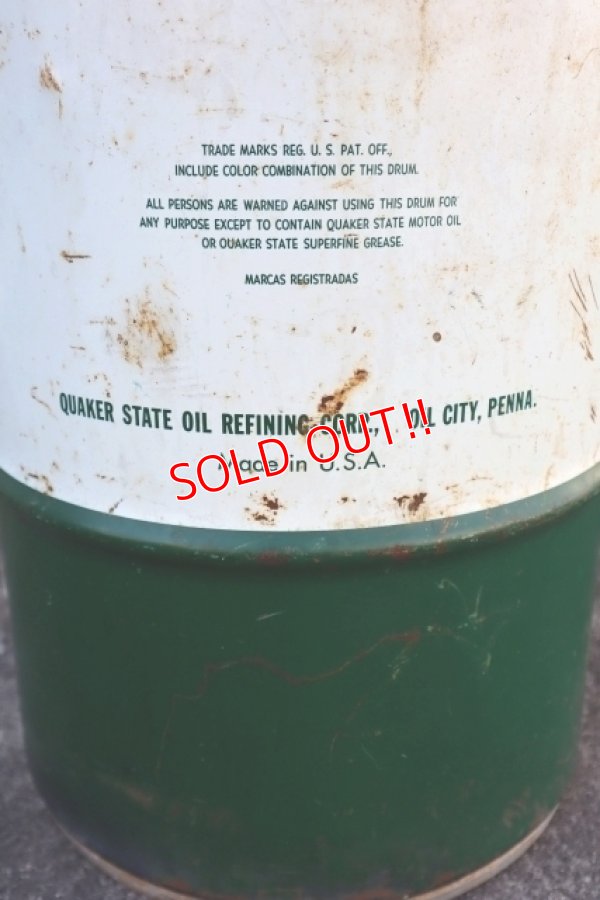 画像6: dp-240718-09 QUAKER STATE / 1980's DEXRON FLUID II 16 U.S. GALLONS CAN