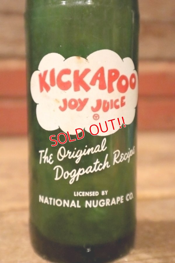 画像5: dk-056 KICKAPOO JOY JUICE 1960's 10 FL. OZ. Bottle