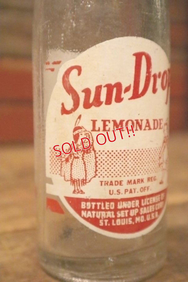 画像2: dk-058 Sun-Drop LEMONADE 1940's 10 FL. OZ. Bottle